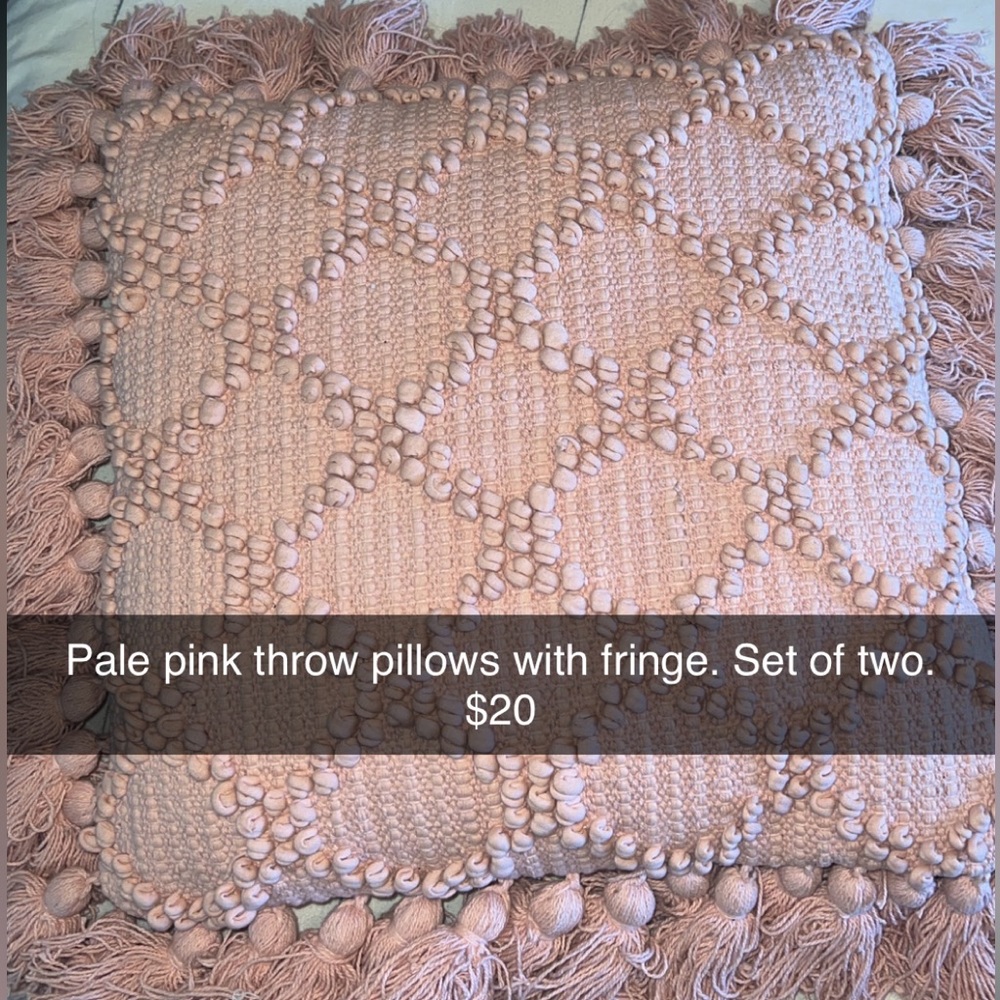 Throw pillows